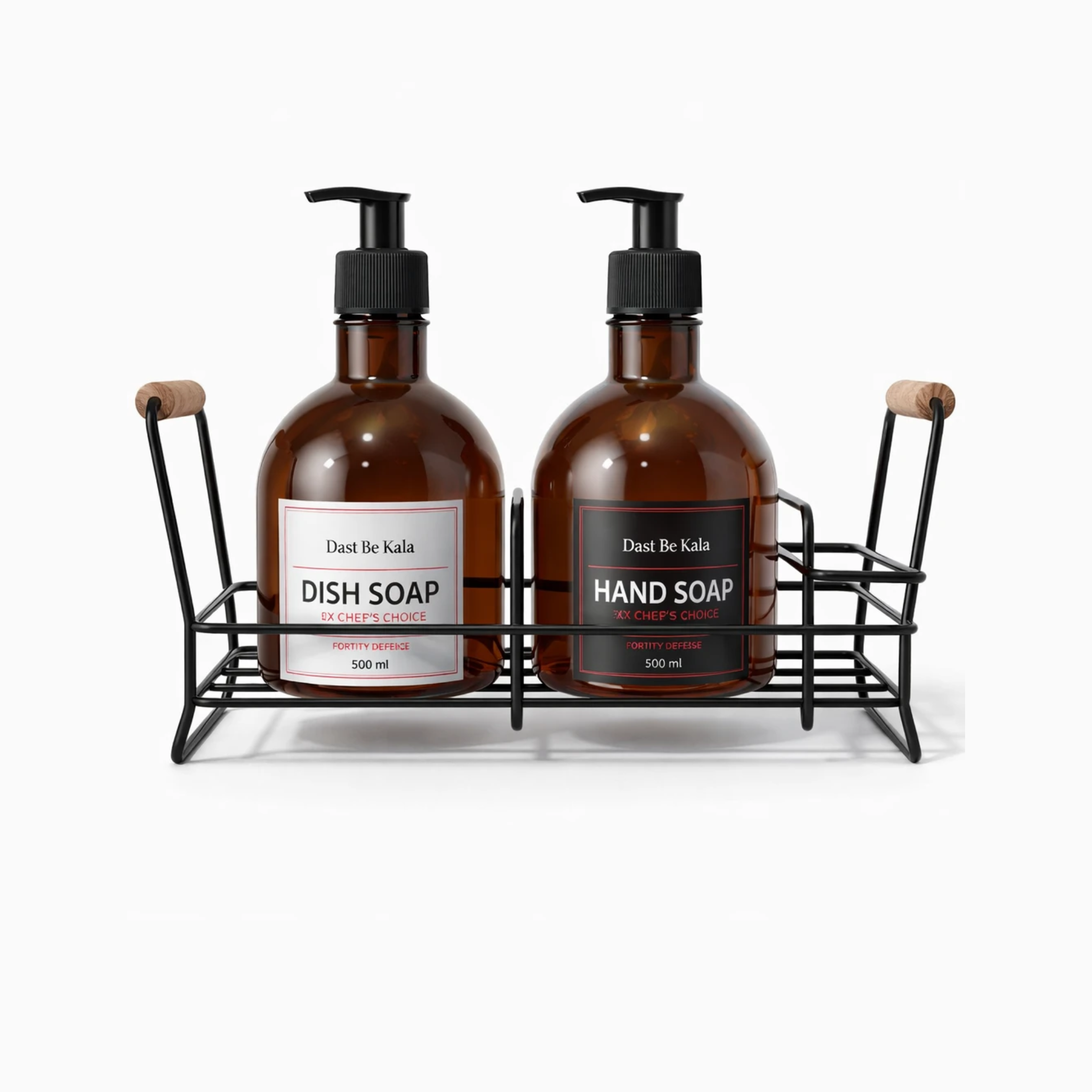 پمپ مایع دستشویی پریمیوم مدل سه خانه